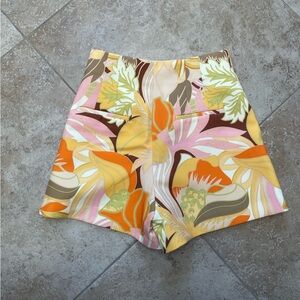 ZARA tropical shorts